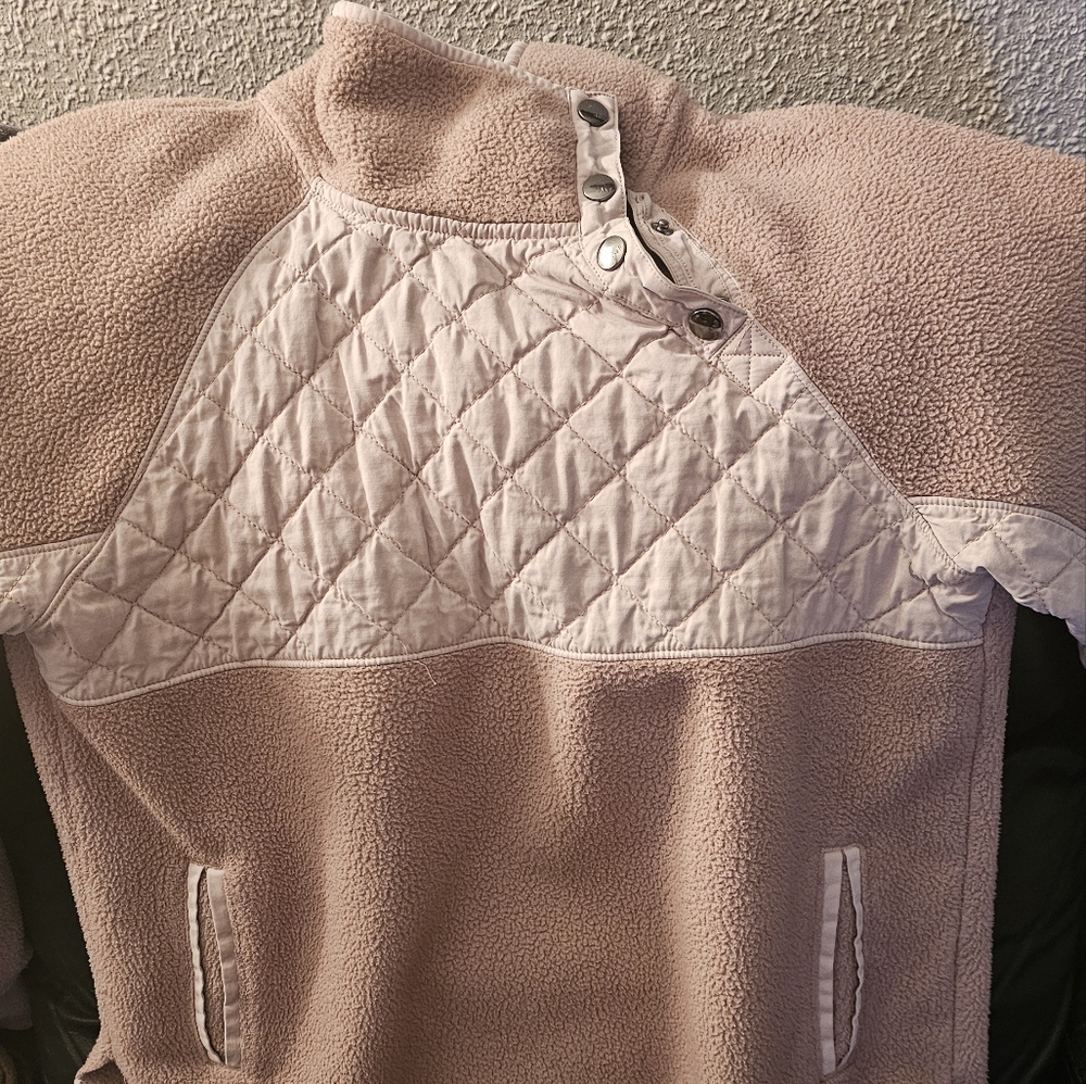 A&F asymmetrical pullover
